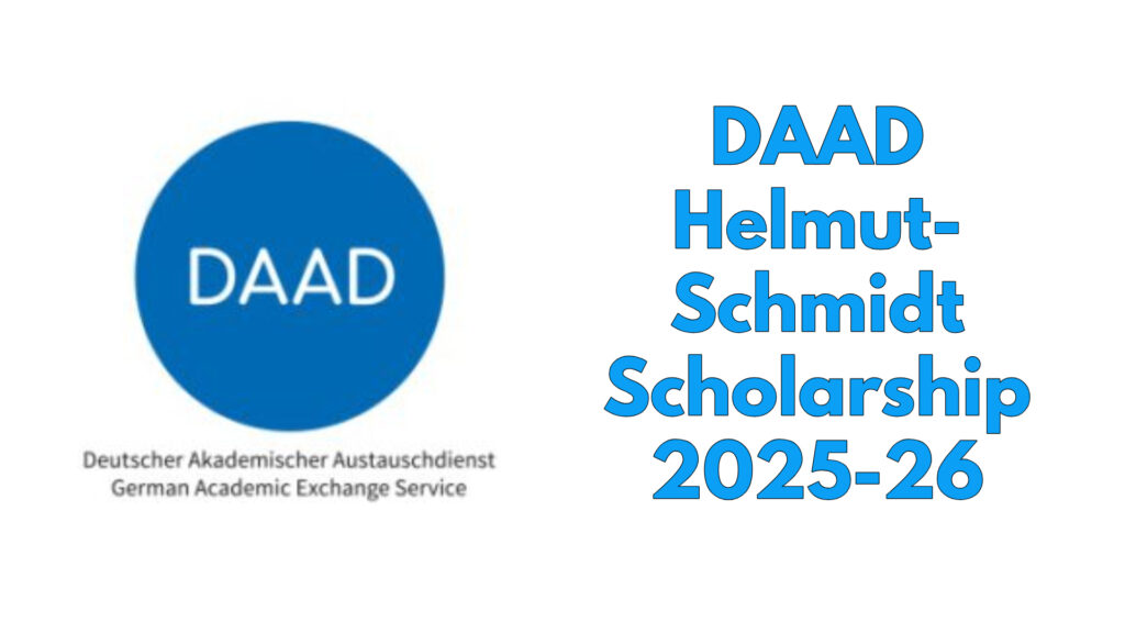 DAAD Helmut-Schmidt Scholarship 2025 Application Form