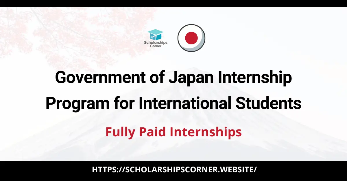 METI Government of Japan Internship Program 2025 Fully Funded