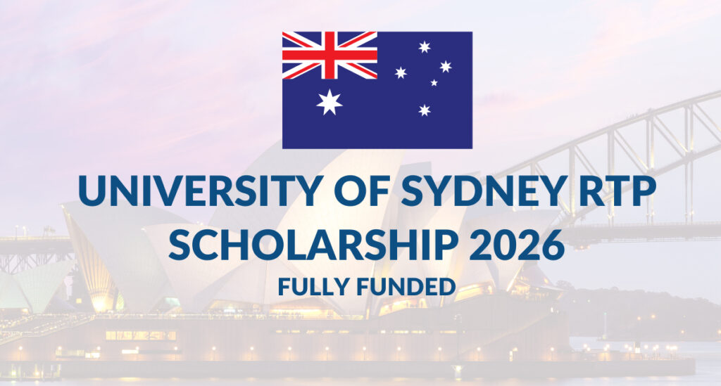 University of Sydney RTP Scholarship Australia 2026