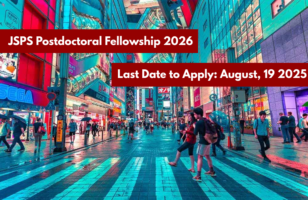JSPS Postdoctoral Fellowship 2026 for Research in Japan