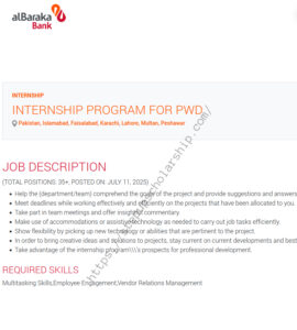 Al Baraka Summer Internship 2025 Apply Online