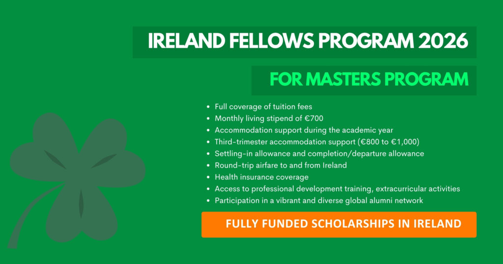 Ireland Fellowship Programme 2026 Fully Funded