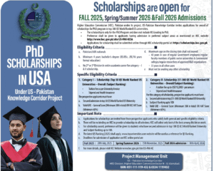 US Pakistan Knowledge Corridor Scholarship 2026