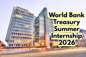 World Bank Treasury Summer Internship 2026 in Washington USA