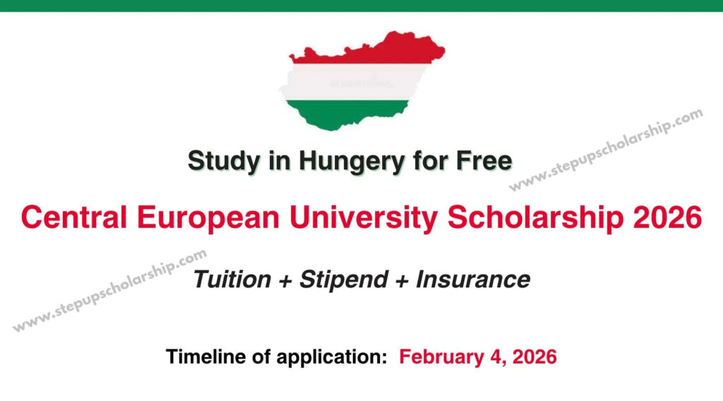 Central European University Scholarships in Hungary 2026 Fully Funded