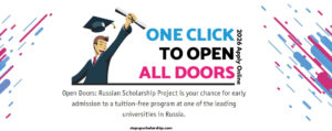 Russia Open Doors Scholarship 2026 Apply Online