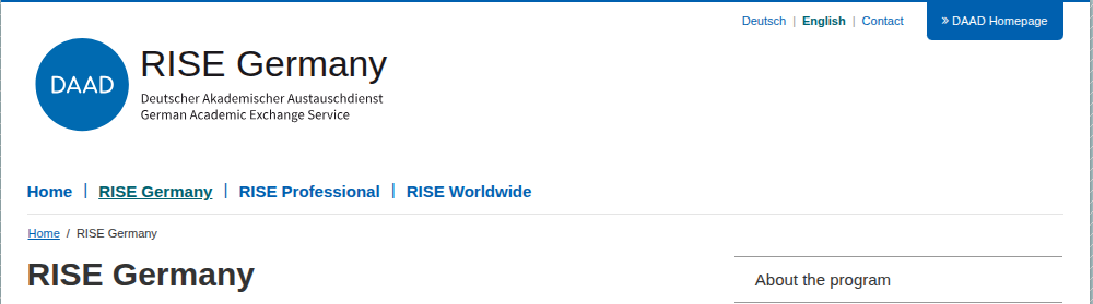 DAAD RISE Summer Internship in Germany 2026 Fully Funded 1 DAAD RISE Summer Internship in Germany 2026 Fully Funded