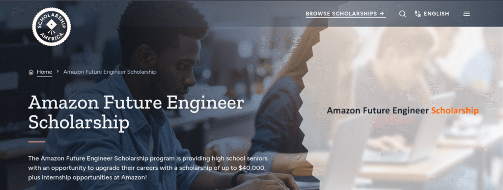 Amazon Future Engineer Scholarship in USA 2026 | Value $40,000 1 Amazon Future Engineer Scholarship in USA 2026 | Value $40,000