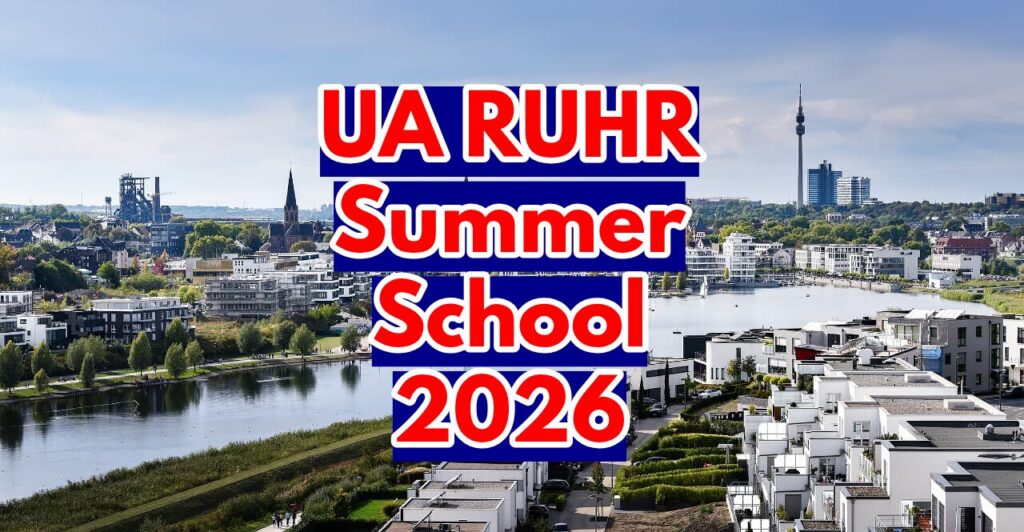 Scholarship in Germany UA RUHR Summer School 2026